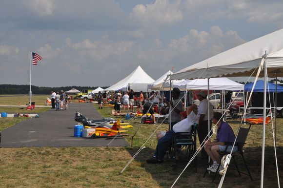           A shot down the 200'' Pit Row