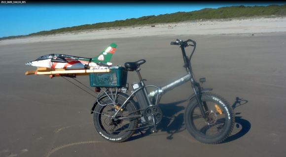 Keeping warm while pedaling.