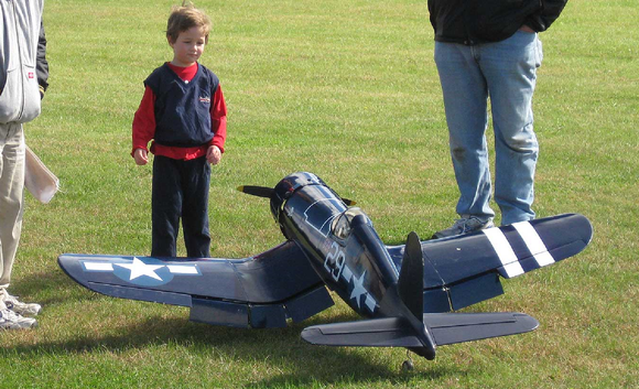 Here's my 1st Byron's Corsair in 2007 with the flaps down.
