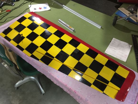 This is the bottom of the left wing. 