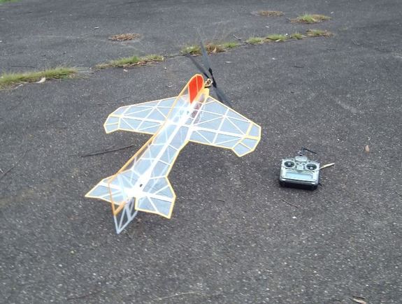 Ready for its maiden to check the best battery position.