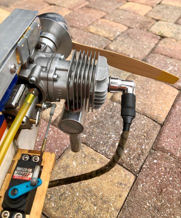 Strong DLE 20 with stock muffler