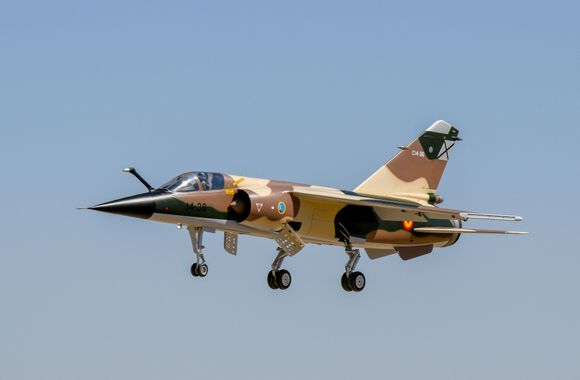 I managed to shoot a few photos... Here's my BVM Mirage F1. Evojet 220 power.
Maiden flight