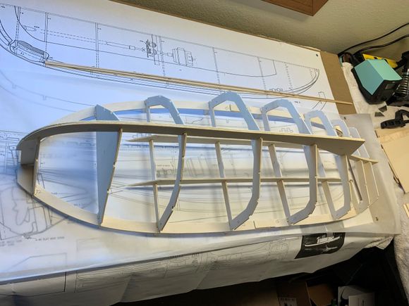 Got all of the Sheers and Keels glued!