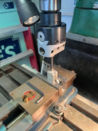 The brass shim was a couple thousandths too big so I had to bore the sockets.  Maybe .005 - not enough to affect mechanical strength.  