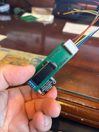 Back side with oled screen