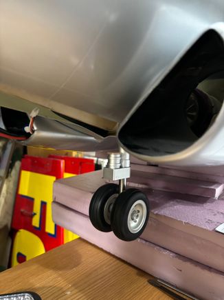 Nose gear strut moved closer to a scale location compared to original kit design

Thanks for reminding me Tuggs about the canopy frame but I did remember you lost your canopy I think on maiden. Definitely wil have a locking mechanism. Probably sliding wires accessed from nose