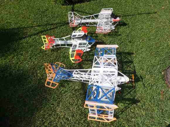 My spectacular flying micro  outdoor fleet.