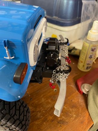 Extended the front bumper