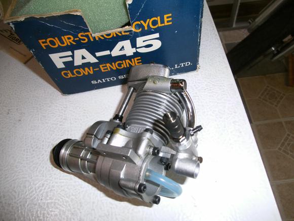 This 45 I owned for a brief time had no ring and exhibited poor compression when hot.,I had no interest in it beyond it being a novelty which is not a good reason to buy an engine.