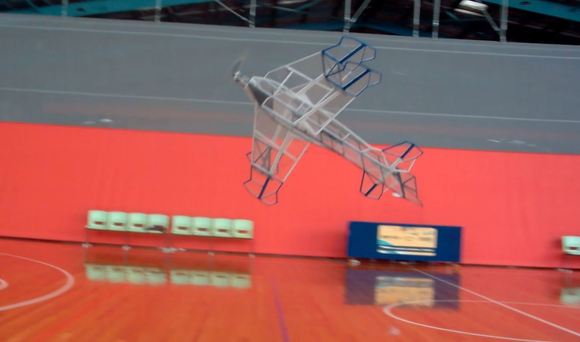 Premiere flight at Coffs Indoor Airshow last Friday. 