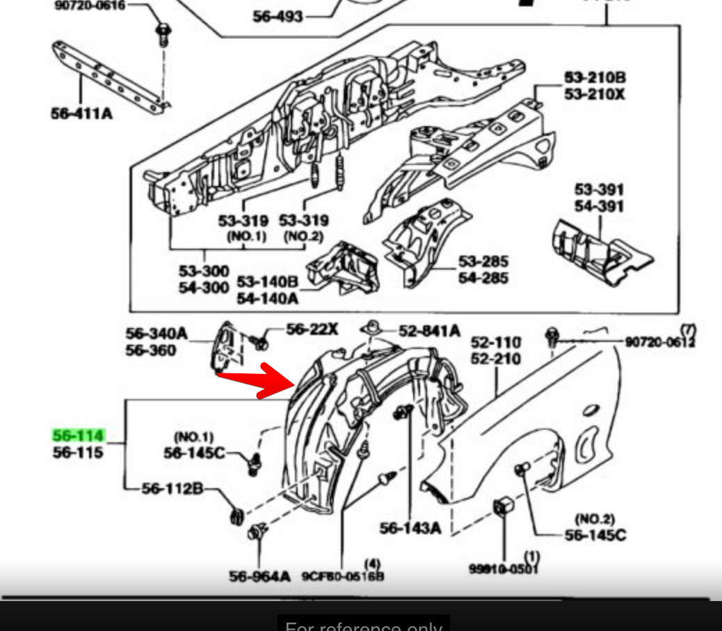 Interior/Upholstery - RHD driver door plastic trim + right front wheel liner - New or Used - 1992 to 2002 Mazda RX-7 - Ottawa, ON K1C2X6, Canada