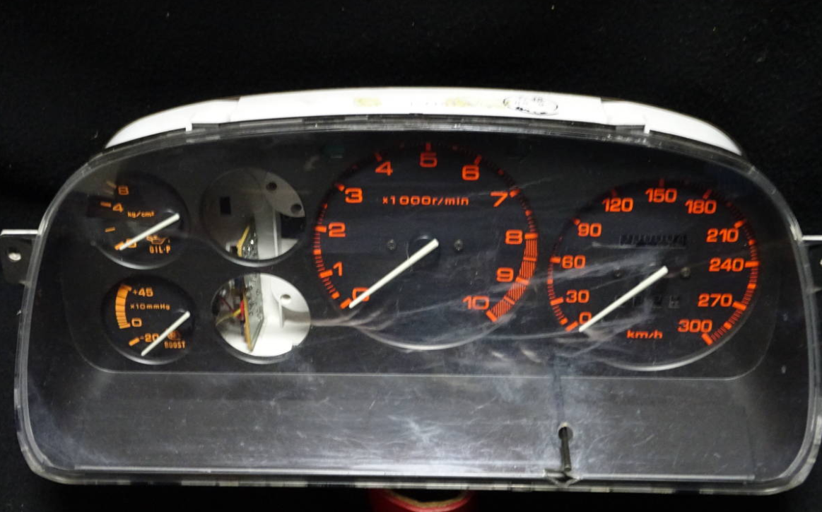Interior/Upholstery - S5 10k RPM, 300 KM/H Gauge Cluster - Used - 1986 to 1991 Mazda RX-7 - Vancouver, WA 98661, United States