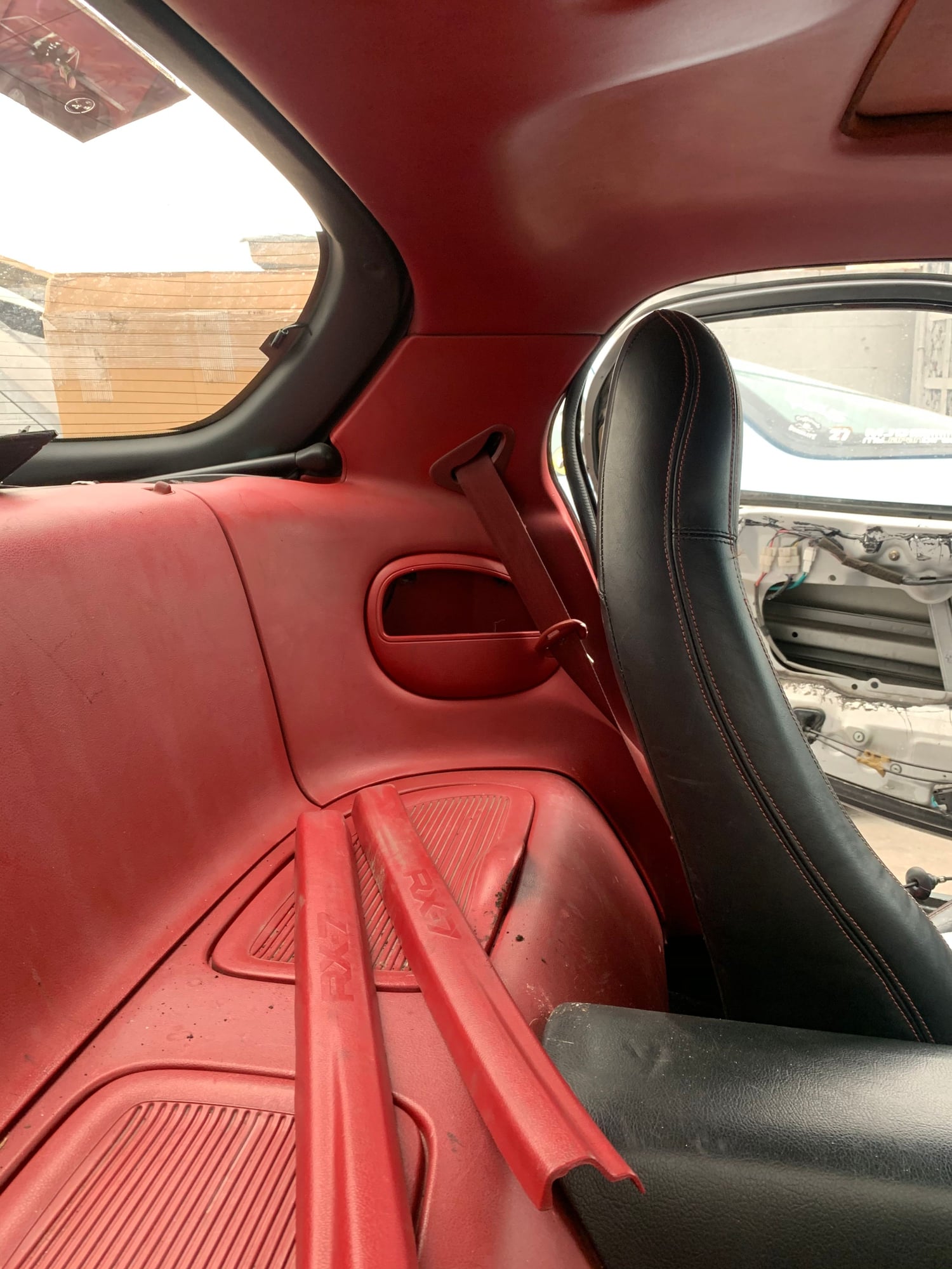 Interior/Upholstery - WTT or WTS Red interior pieces for black - Used - 1993 to 2002 Mazda RX-7 - La, CA 91406, United States