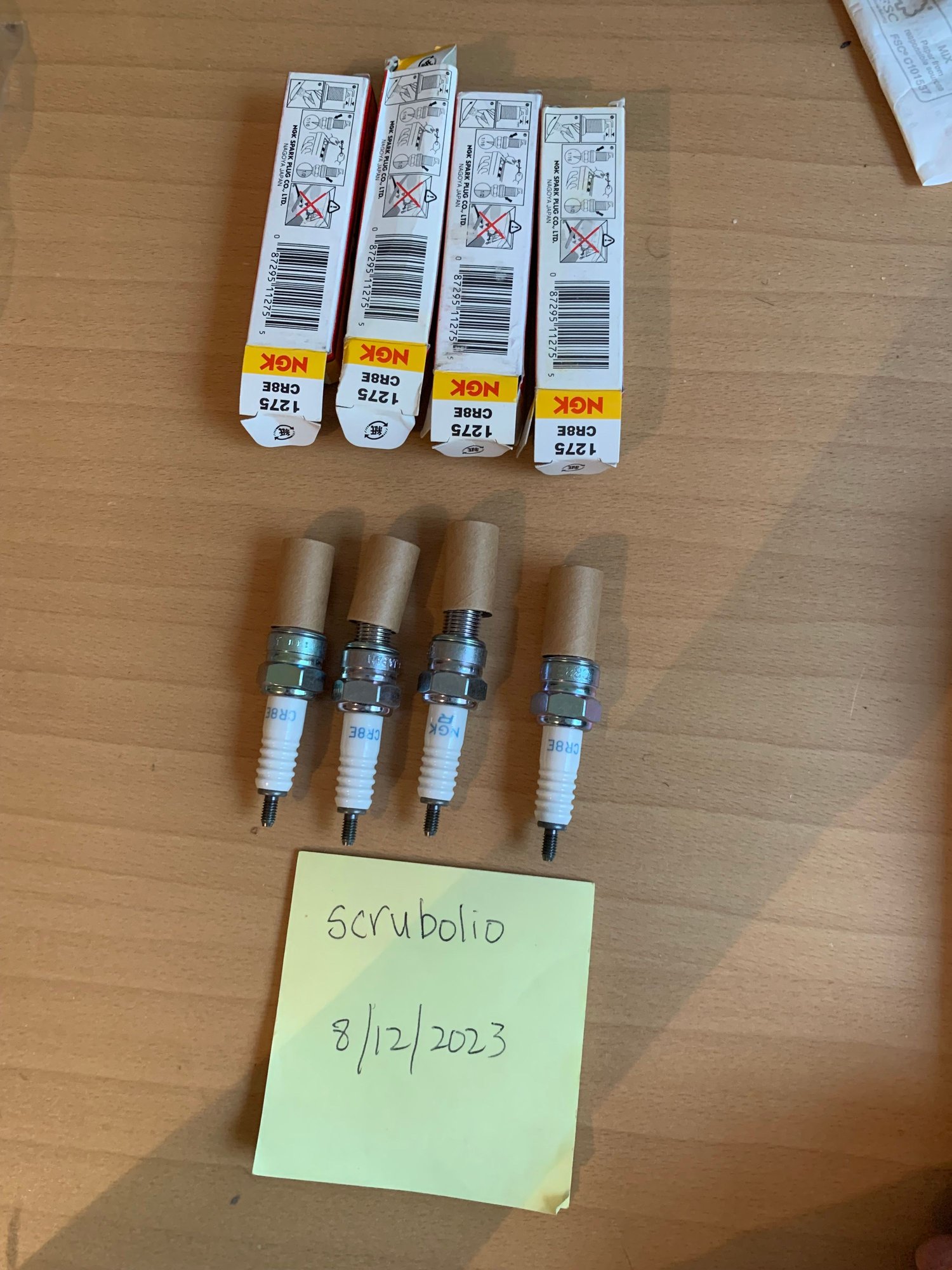 1994 Mazda RX-7 - NEW 4x NGK 1275 CR8E Spark plugs - Engine - Internals - $15 - Apex, NC 27502, United States