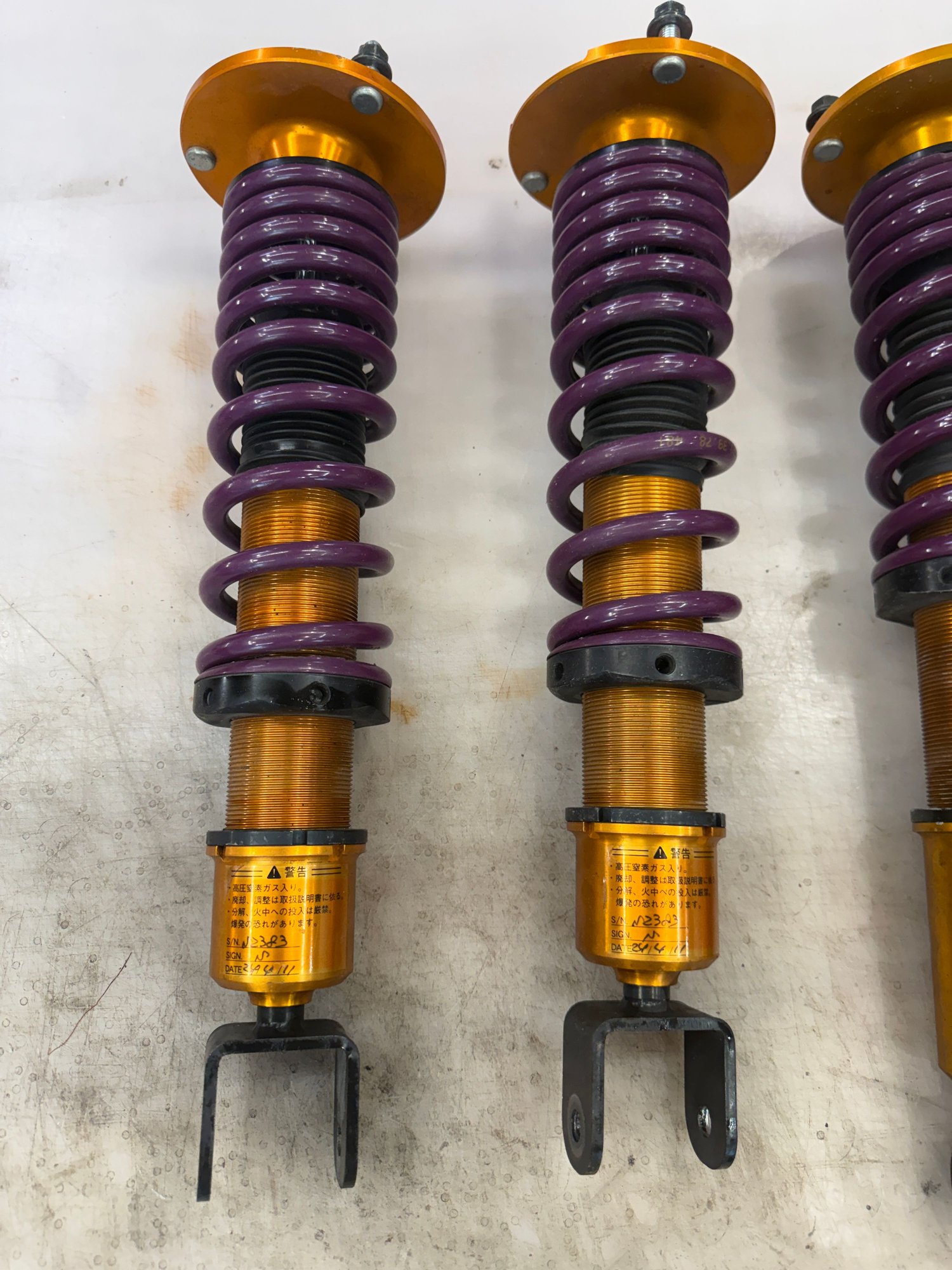 Steering/Suspension - Knight Sports Aragosta Coilovers - Used - 1992 to 2002 Mazda RX-7 - Glenmoore, PA 19343, United States