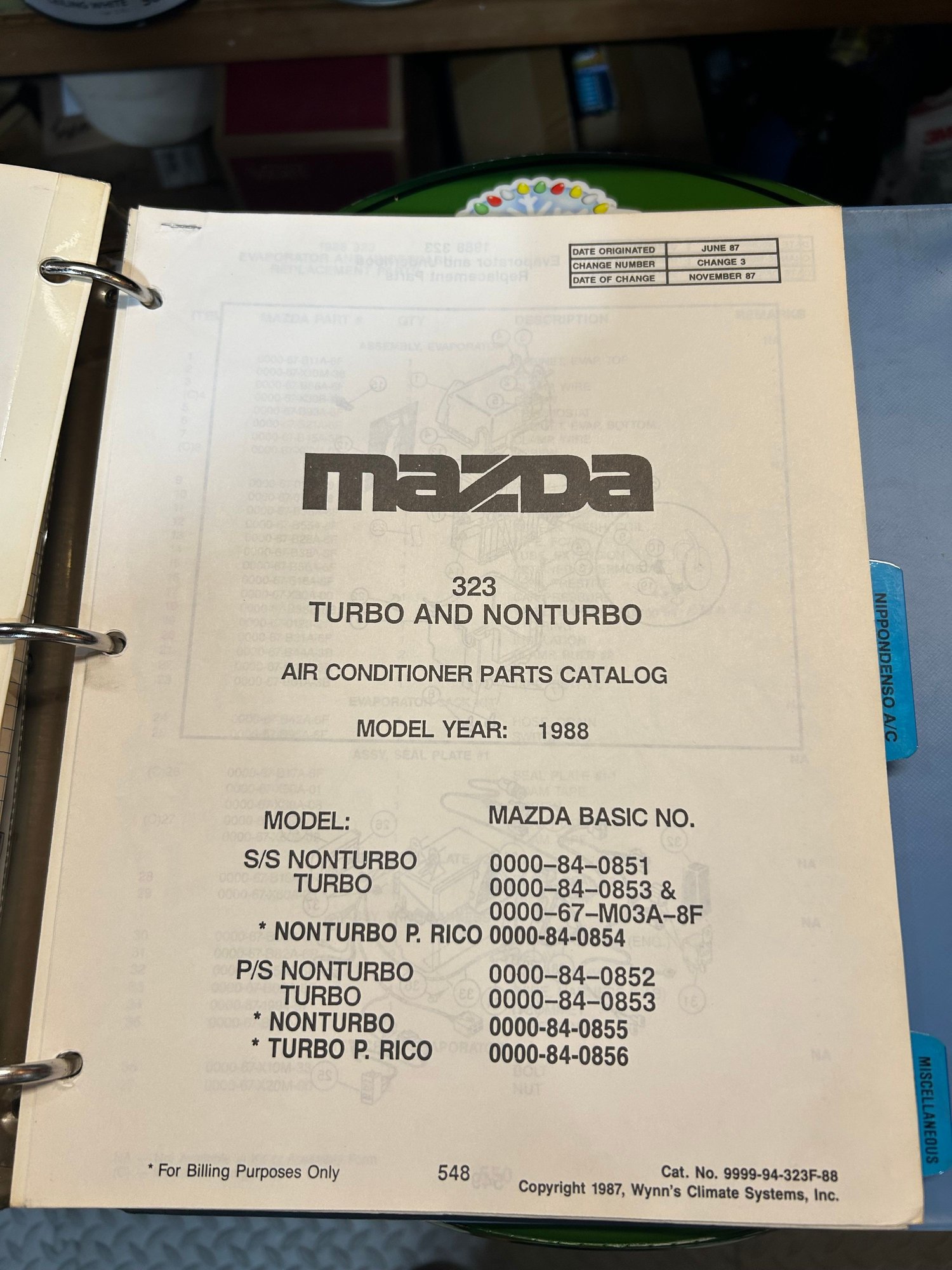 Miscellaneous - Mazda Dealer rx7 tech binder - Used - 0  All Models - West Chester, PA PA, United States