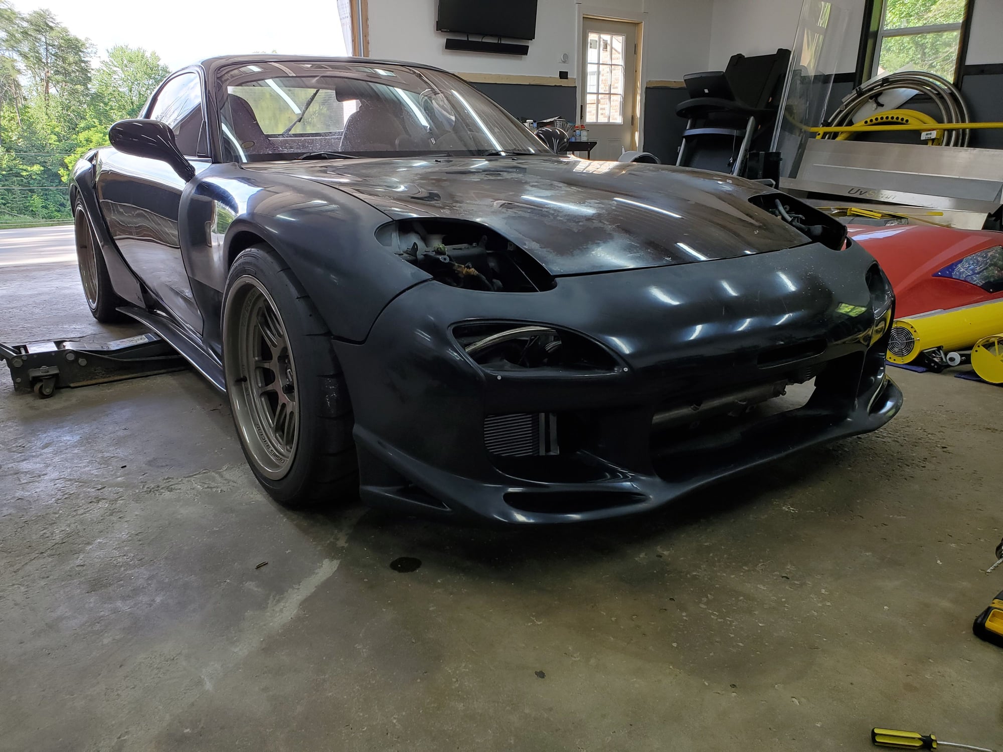 Exterior Body Parts - Shine Auto Feed style bumper, front fenders, rear over fenders and carbon fiber side - New - 1993 to 1994 Mazda RX-7 - Louisville, KY 40118, United States