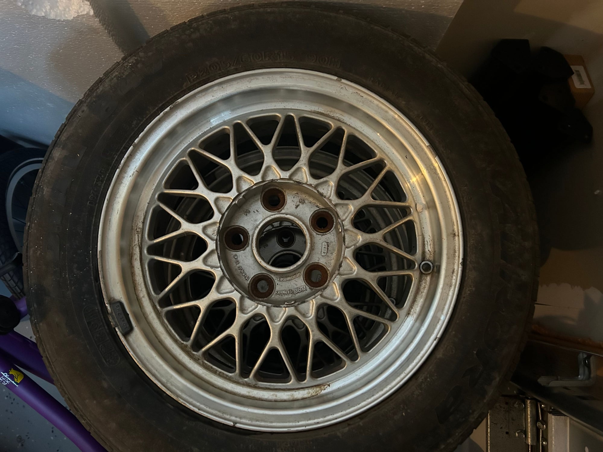 Wheels and Tires/Axles - FC RX-7 BBS 5x114.3 Wheels w/ Center Caps 15x6.5 ET40 - Used - -1 to 2025  All Models - Fulton, MD 20759, United States
