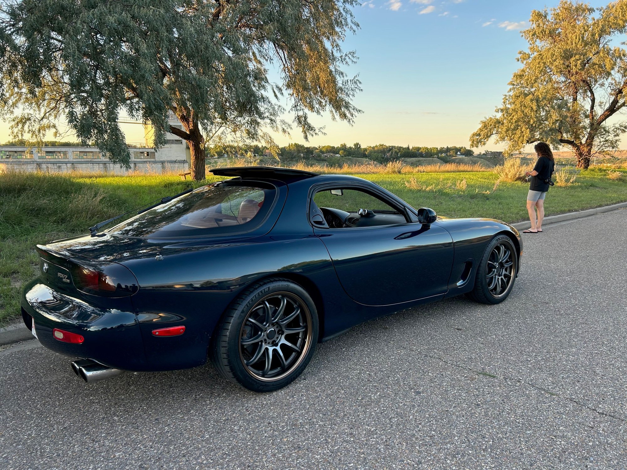 1993 Mazda RX-7 - 1993 RX-7 Manual Montego Blue Touring - Factory repaint, fresh street port rotary - Used - VIN JM1FD3318P0203166 - 83,000 Miles - Other - 2WD - Manual - Coupe - Blue - Calgary, AB T1B4C3, Canada