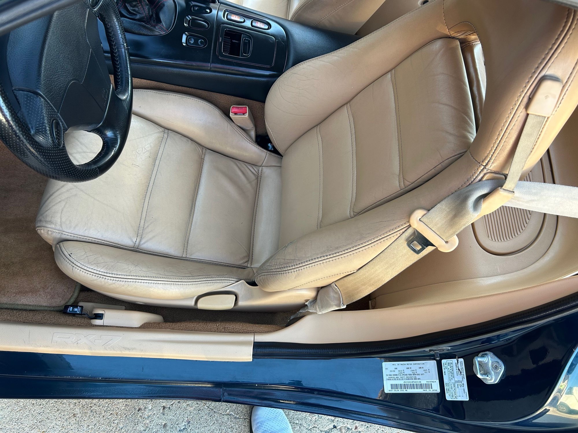 1993 Mazda RX-7 - 1993 RX-7 Manual Montego Blue Touring - Factory repaint, fresh street port rotary - Used - VIN JM1FD3318P0203166 - 83,000 Miles - Other - 2WD - Manual - Coupe - Blue - Calgary, AB T1B4C3, Canada