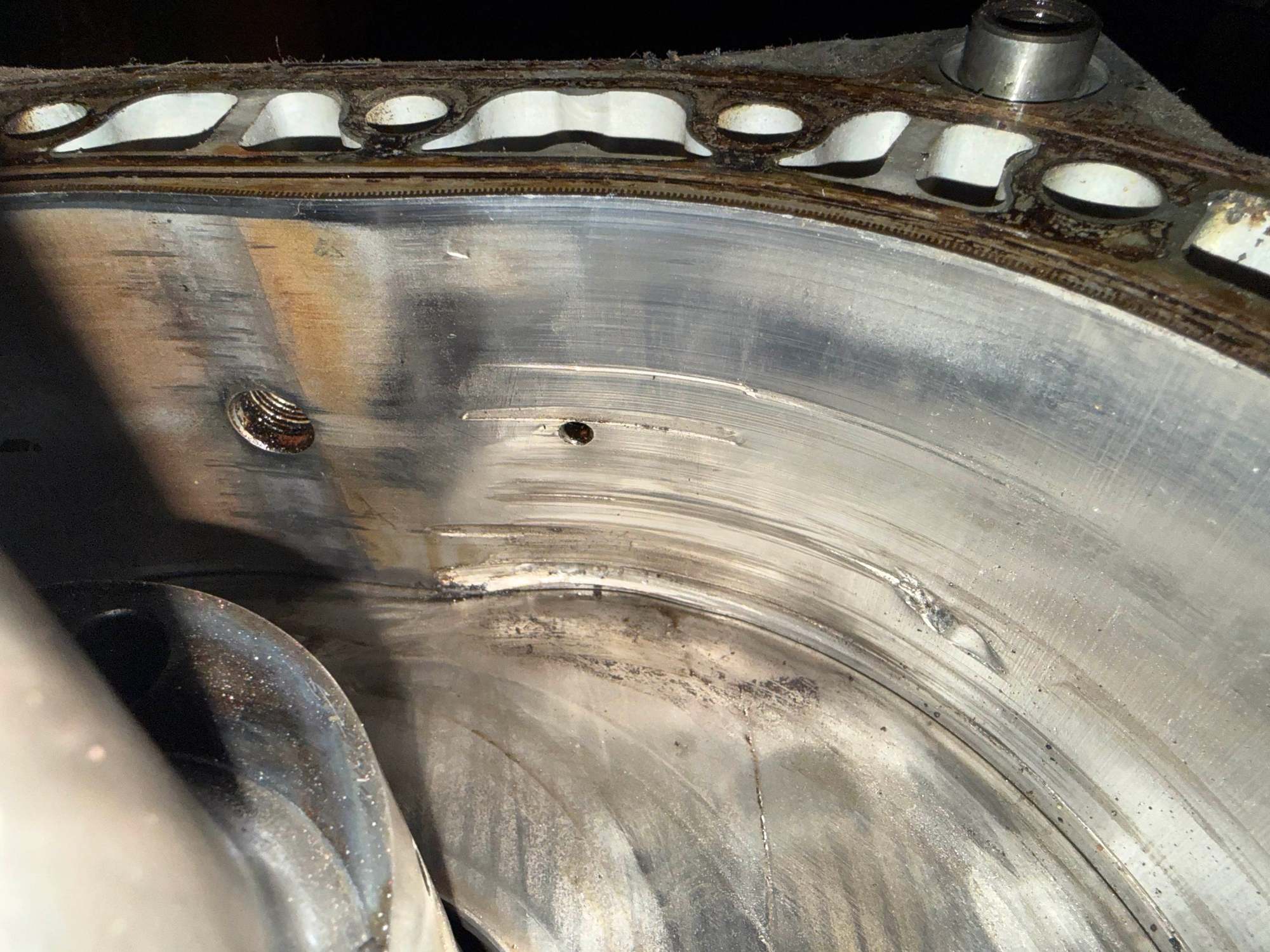 bad scraping on the housing