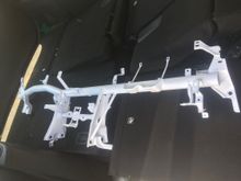 Looks awesome , just fetched the carrier in my lunch break and was even cheaper paid 250 Rand which is 16.50 US for sandblasting and powder coating. Can’t wait to fit this back on the dash 😁