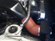 Pic of the air filter feeding the tb through a 5inch hose. 