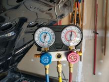 Vacuum held at 29~30 inHg overnight