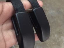 First pair of straps ready to be Installed on my seats! 

p.s: Could have a better finish on them :P