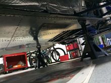 New Aircraft aluminum floor . Lots of rivets were sacrificed here.