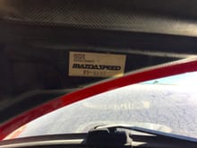 Mazdaspeed Sticker