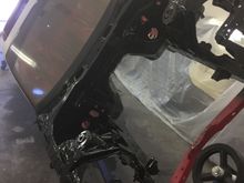 Upper Side Engine Bay Painted