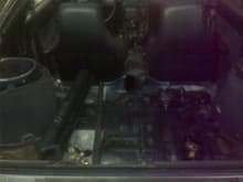 Completely ripped out interior of parts car.  it was a 1988 se with the rear boxes i still have em. Mintt