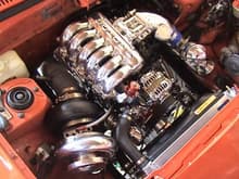 20B Rx3 SP  engine with big turbo 88MM Thumper!
(RMS)Built.