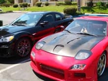 My Rx-8 R3 and my Highly modded Base Model Rx-7 FD