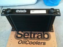 dual setrab oil coolers
