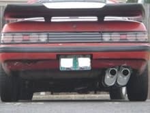 Whale tail and true duels. 
This exhaust is now on my GSL-SE.
