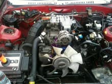 rx7 motor almost ready
