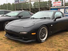 1996 RZ with his Firebird pal waiting for first runs at AutoX May 12th Mission.