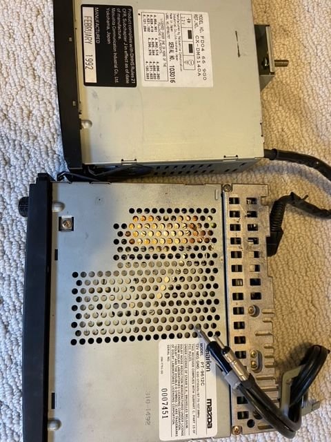 Audio Video/Electronics - OEM FD Stereo Headunit and CD Player. - Used - 1993 to 1996 Mazda RX-7 - Decatur, GA 30030, United States