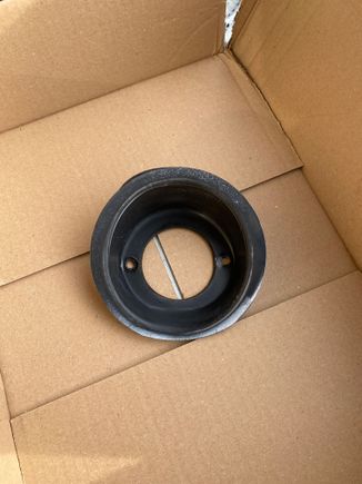 Removed the overspray and repainted the fuel filler neck cover 