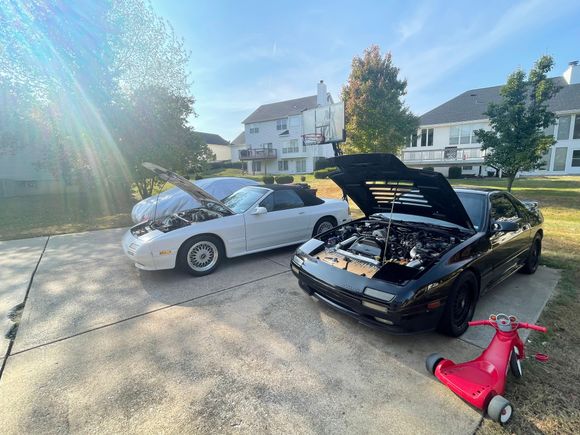 The red one is the fastest. 