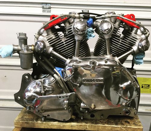 Unrelated flex. Engine for my Vincent is done. That’s practically the value of a nice FD sitting there 