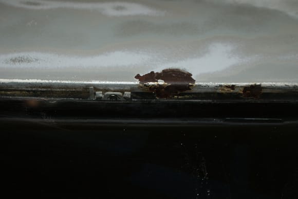 Probably one of the few remaining spots of rust on the car.