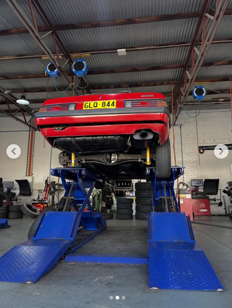 The underside of the car is very clean.  