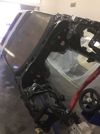 Upper Side Engine Bay Painted