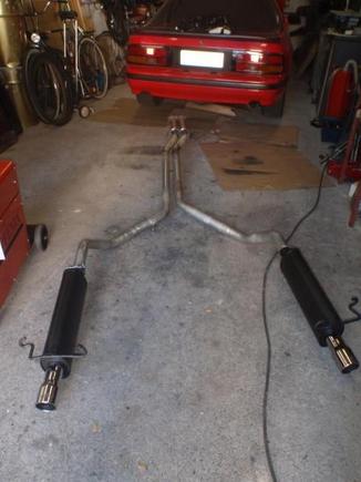 2&quot; straight pipes and free breathing mufflers (LOUD)