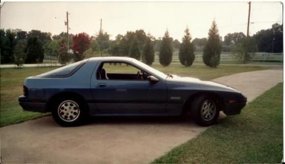 My very first rx7. it was an 88 SE. I bought it in 1999 with 87,000 miles on it. The guy I bought it from never even took the plastic off the seats. He put seat covers over them. Always garaged. He also had every service record for it. and one more plus is he had a gtus rear end put in it. 4.30 gear.  I miss her.