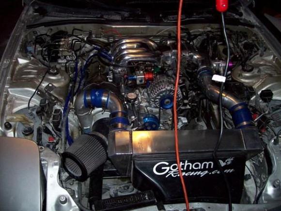 T78 Engine bay